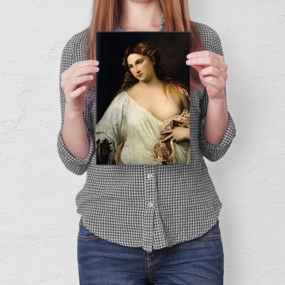 Plakat metalowy Flora Titian Vecellio Prezent
