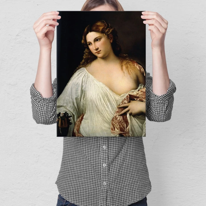 Plakat metalowy Flora Titian Vecellio Prezent