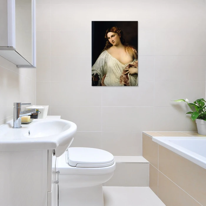 Plakat metalowy Flora Titian Vecellio Prezent