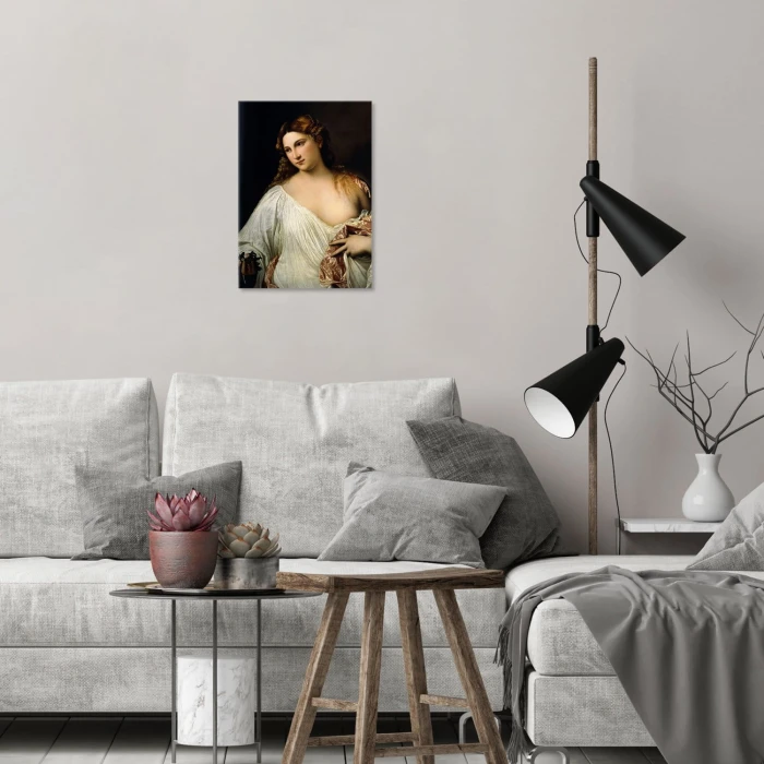 Poster metal Flora Titian Vecellio gift
