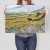 Poster metal Enclosed field van Gogh gift