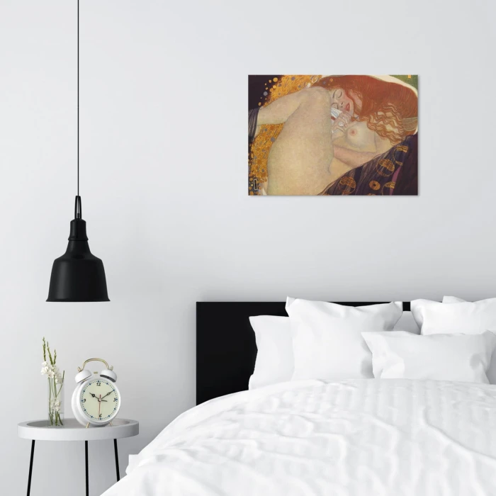 Plakat metalowy Danae plate 32 Klimt Prezent