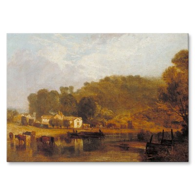 Poster metal Cliveden on thames Turner gift