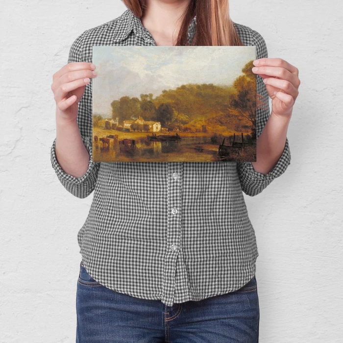 Plakat metalowy Cliveden on thames Turner Prezent