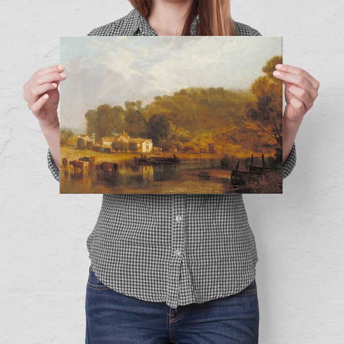 Poster metal Cliveden on thames Turner gift