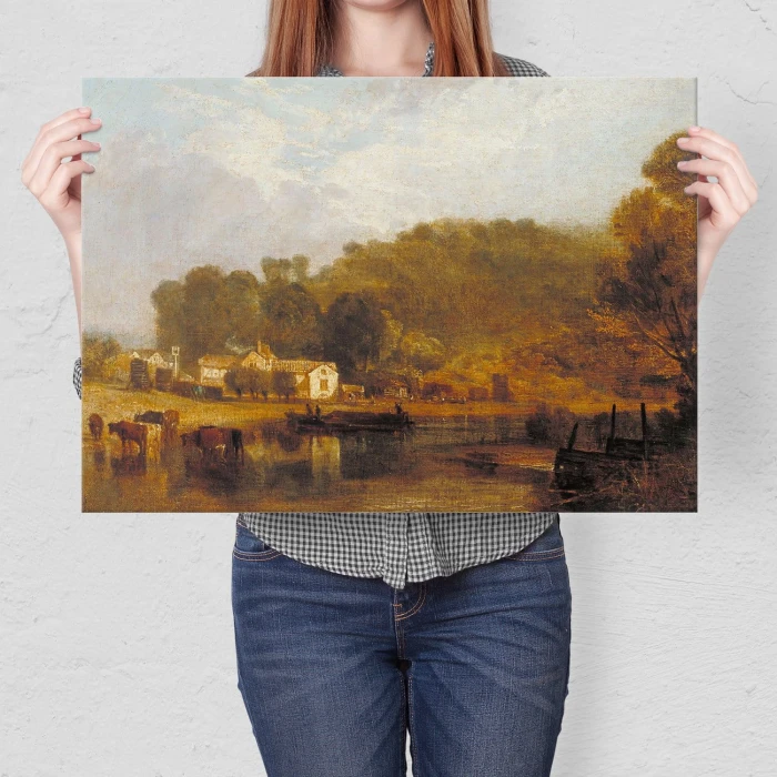 Poster metal Cliveden on thames Turner gift