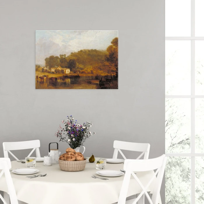 Poster metal Cliveden on thames Turner gift