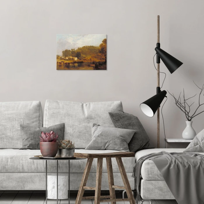 Plakat metalowy Cliveden on thames Turner Prezent