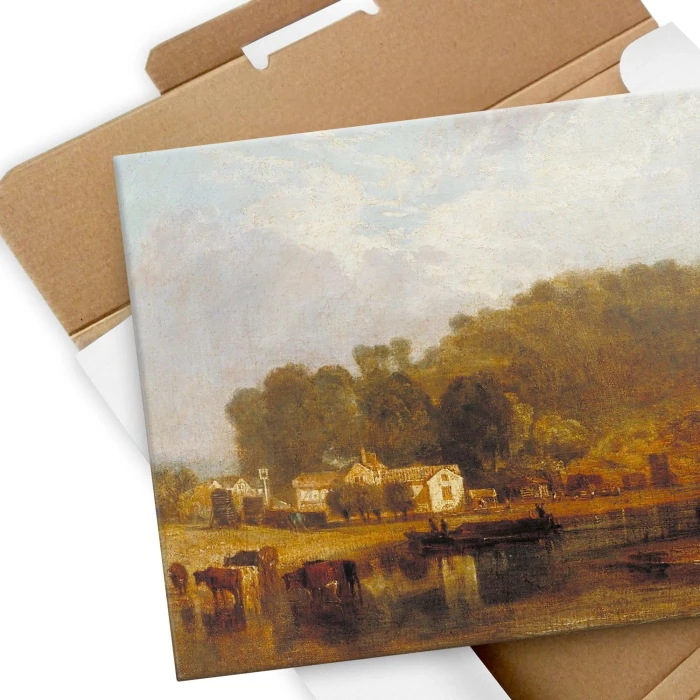 Poster metal Cliveden on thames Turner gift