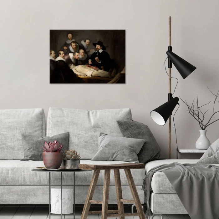 Poster metal Anatomy lesson Rembrandt gift