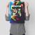 Poster metal gorilla graph colour gift