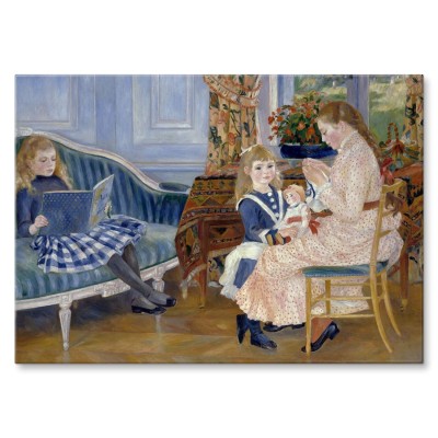 Poster metal Children Auguste Renoir gift
