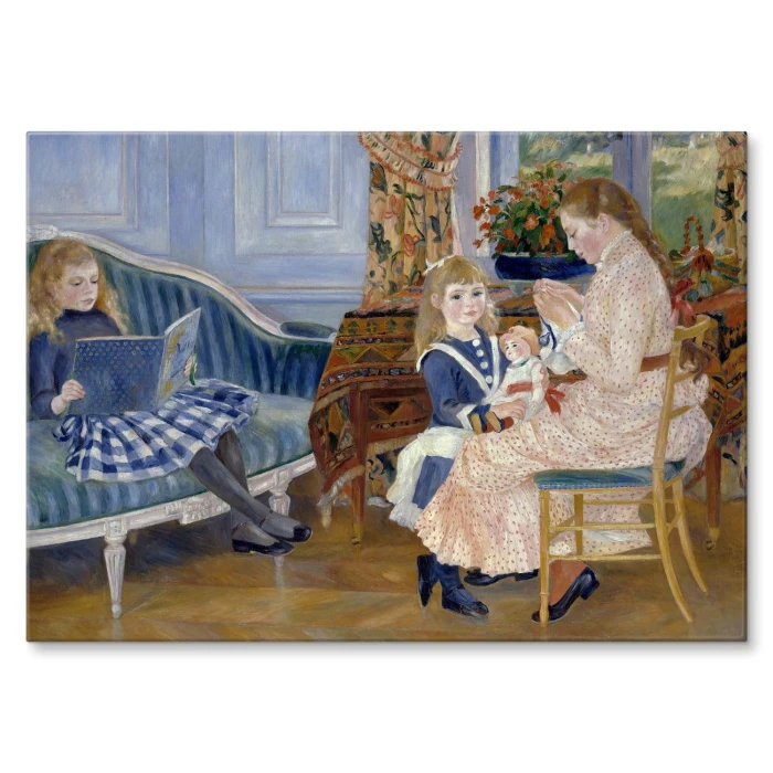 Plakat metalowy Children Auguste Renoir Prezent