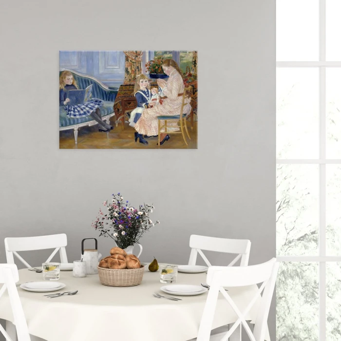 Plakat metalowy Children Auguste Renoir Prezent