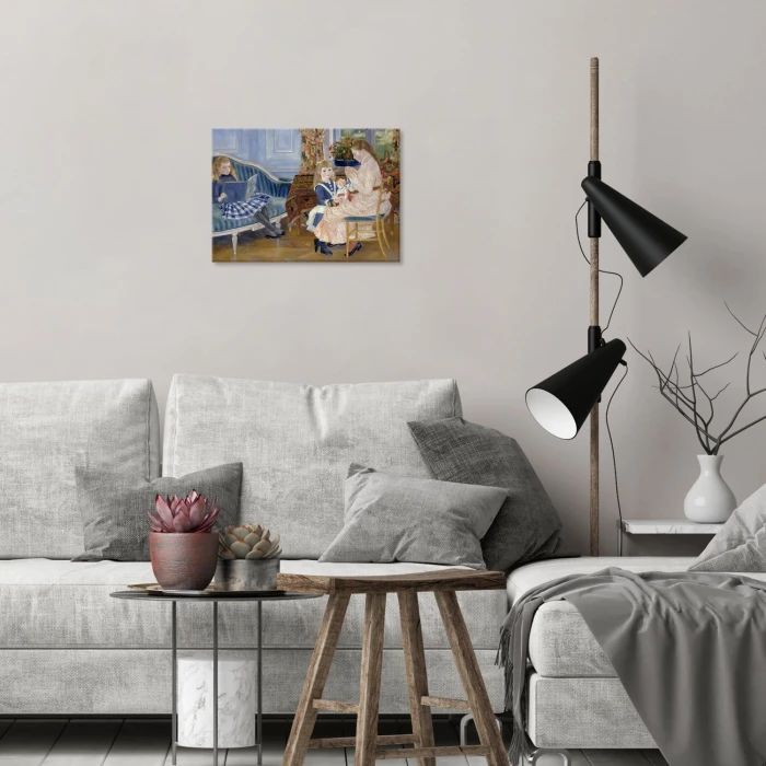 Plakat metalowy Children Auguste Renoir Prezent