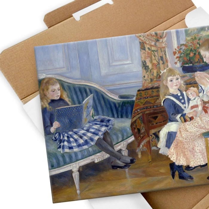 Plakat metalowy Children Auguste Renoir Prezent