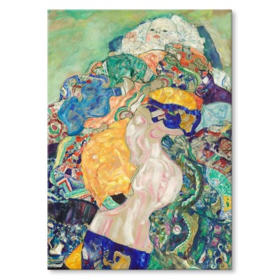 Poster metal Baby cradle Gustav Klimt gift