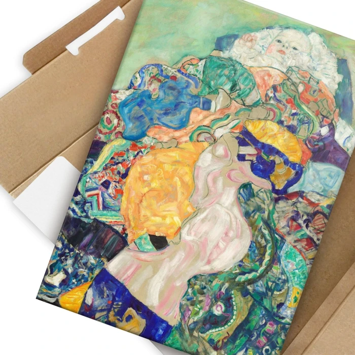 Plakat metalowy Baby cradle Gustav Klimt Prezent