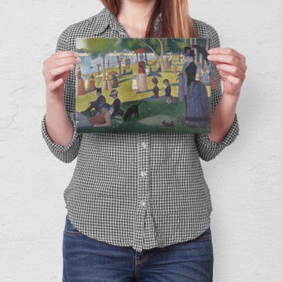 Poster metal A sunday la grande Seurat gift