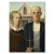 Poster metal American gothic Wood gift
