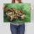 Poster metal Crab on its back van Gogh gift