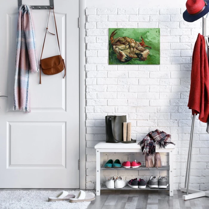 Poster metal Crab on its back van Gogh gift