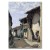 Poster metal Village street Corot gift