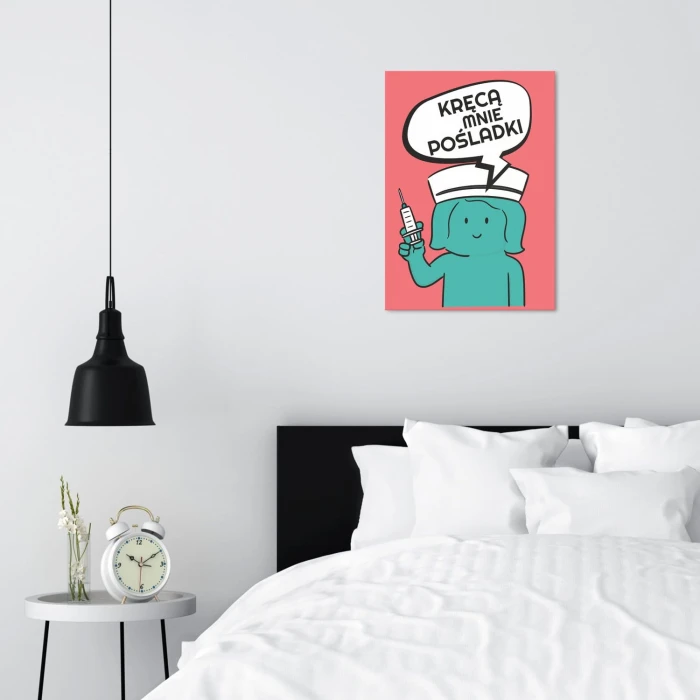 Poster metal kręcą mnie pośladki gift