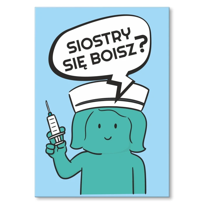 Plakat metalowy siostry się boisz Prezent