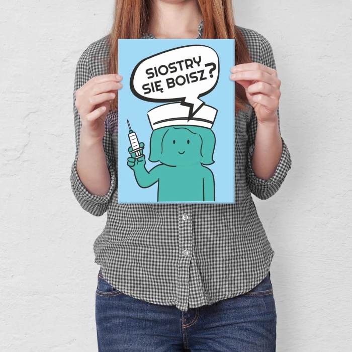 Poster metal siostry się boisz gift