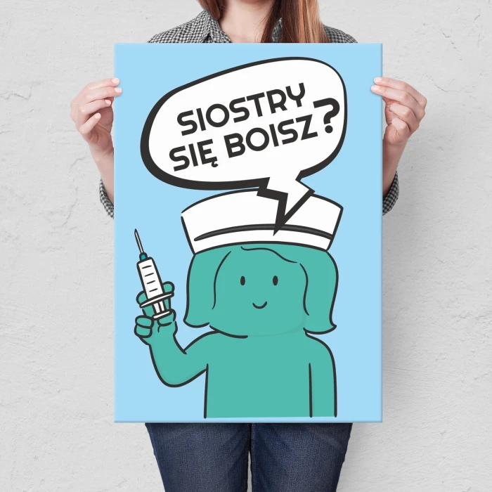 Plakat metalowy siostry się boisz Prezent