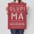 Poster metal głupi ma szczęście gift