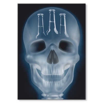 Plakat metalowy xray beer Prezent