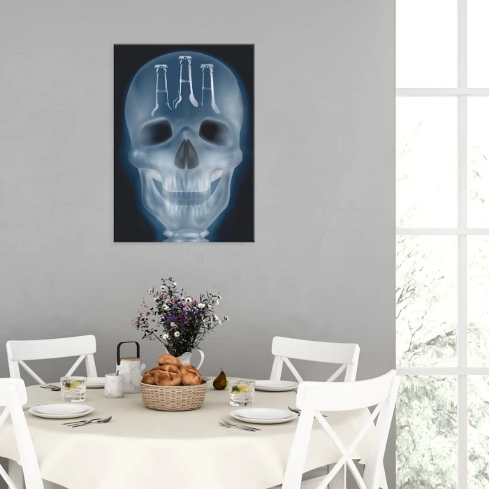 Poster metal xray beer gift