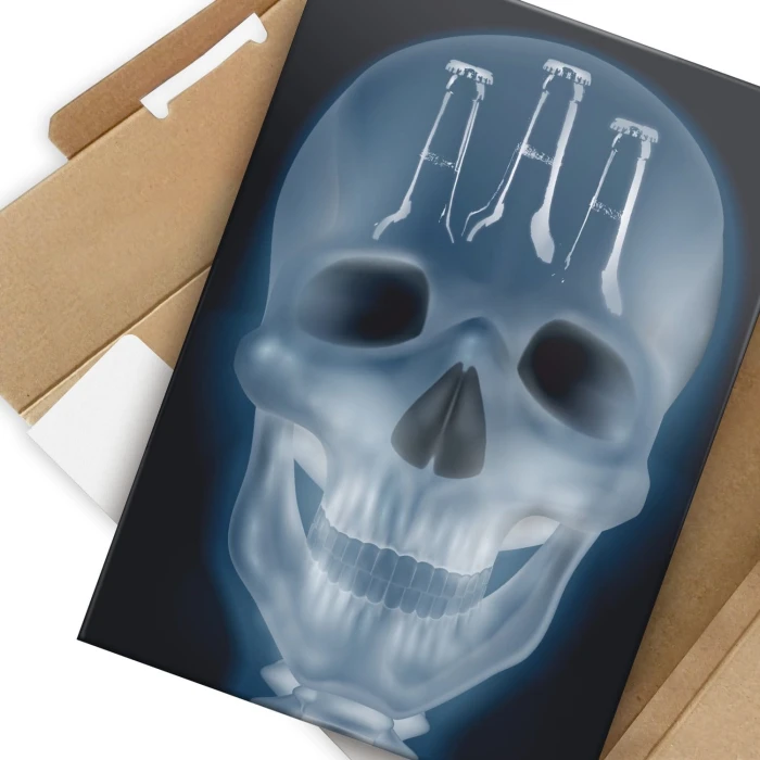 Poster metal xray beer gift