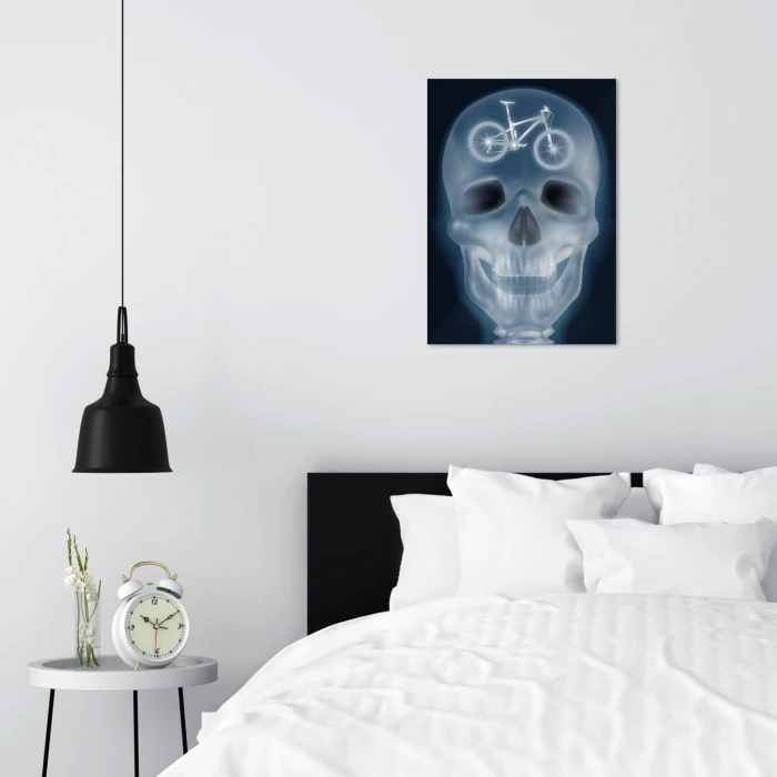 Poster metal xray bike gift