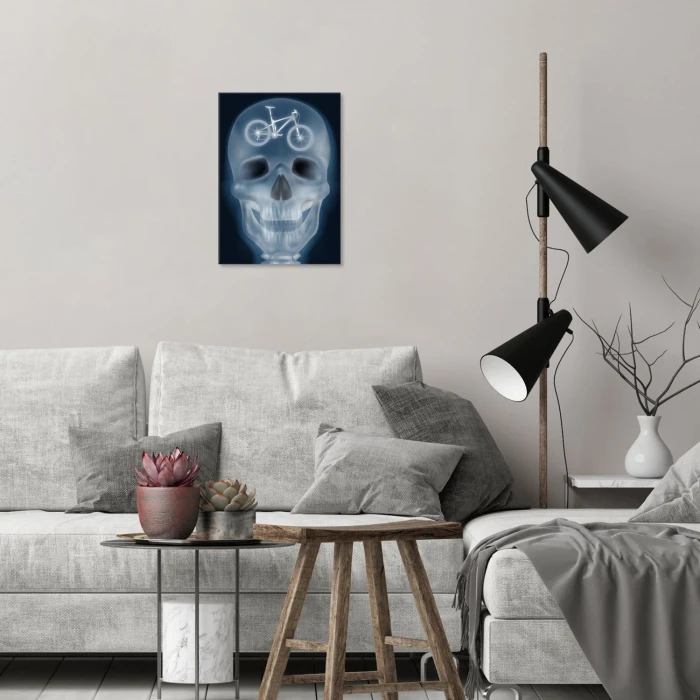 Poster metal xray bike gift