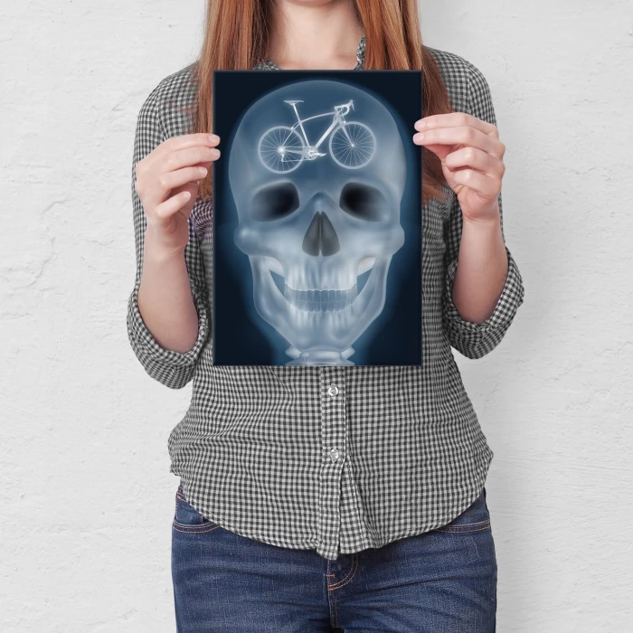 Poster metal xray bike 2 gift
