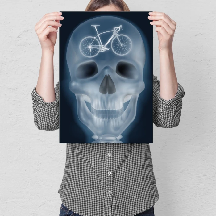 Poster metal xray bike 2 gift