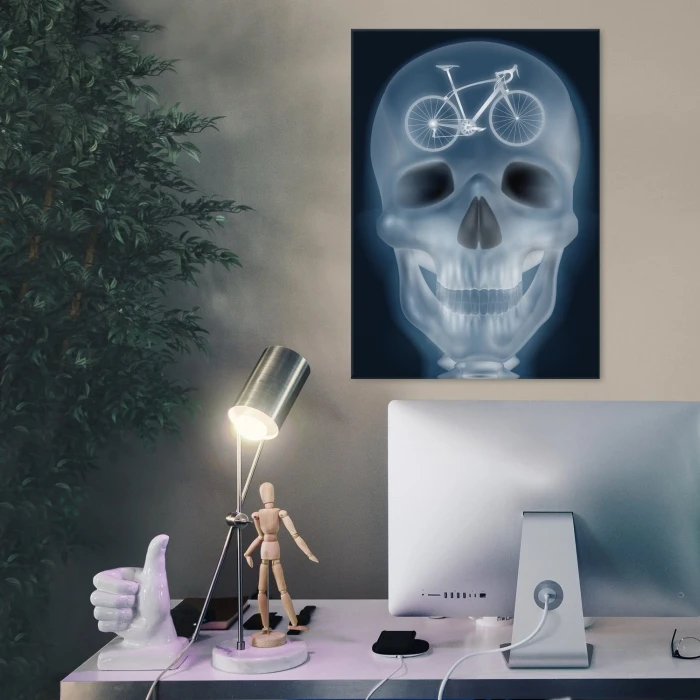 Poster metal xray bike 2 gift