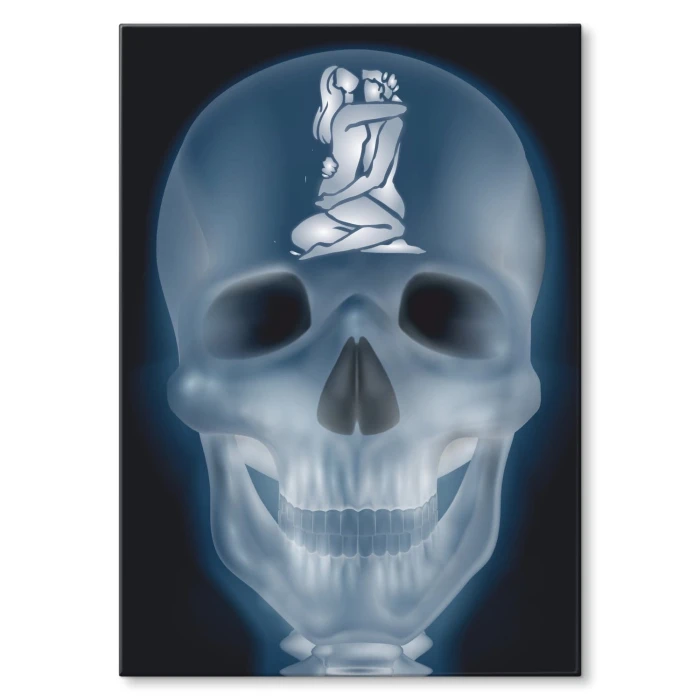 Poster metal xray love gift