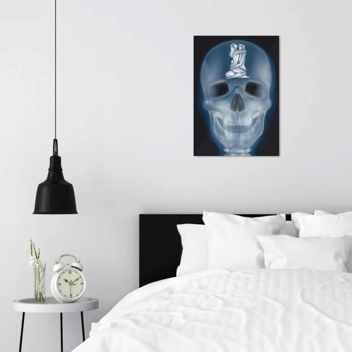 Poster metal xray love gift