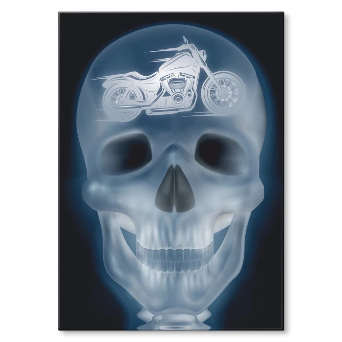 Poster metal xray motorcycle gift
