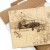 Plakat metalowy plane drawn Prezent