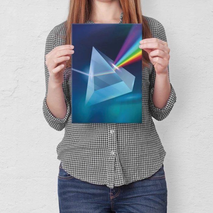 Plakat metalowy Prism Prezent