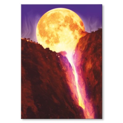 Plakat metalowy moon rock Prezent