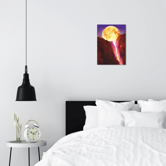 Plakat metalowy moon rock Prezent