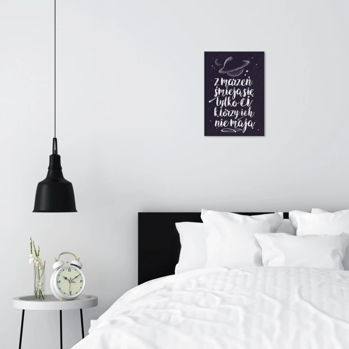 Plakat metalowy z marzeń śmieją się ci Prezent