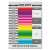 Poster metal Kolory gift