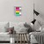 Poster metal Kolory gift